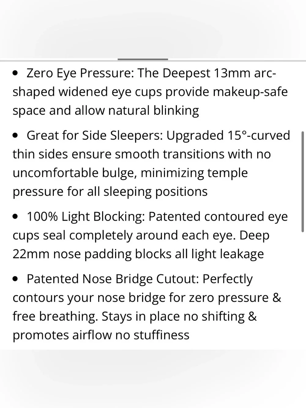Sleep Mask with Ear plugs & Travel Bag 100% Light-Blocking 3D No-Pressure - GRAY